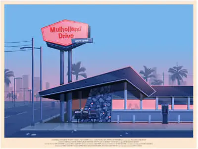 Mulholland Drive By George Townley Ltd Edition X/100 Print Poster Mondo MINT Art • $85