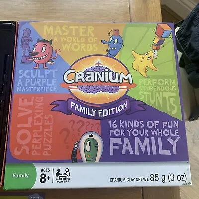 CRANIUM FAMILY EDITION PREOWNED No Clay Vgc • £5