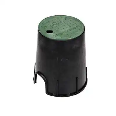 NDS Round 6 In. Valve Box And Cover 9 In. Height Black Box Green ICV Cover • $6.46