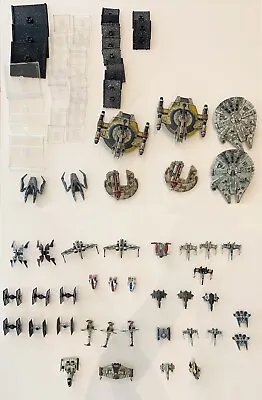 Star Wars X-Wing Miniatures 41 Ship Lot With NEW Conversion Kits And Ships • $800