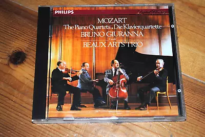 Mozart: Die Klavierquartette - Beaux Arts Trio - Giuranna - Philips PDO • £0.85