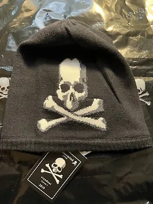 MMJ Mastermind Japan Skull Knitted Cotton/Cashmere Beanie BNWT Deadstock 2019 • $150