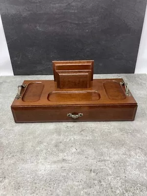 Vintage Men’s Jewelry Dresser Valet Box With Drawer = Grad/Dad Gift! • $20