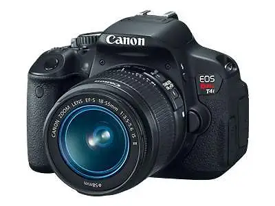 £511.62 • Buy Canon EOS Rebel T4i / EOS 650D 18.0MP Digital SLR Camera - Black (Kit W/ EF-S...