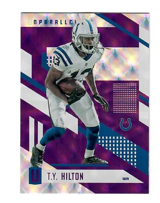 T.y. Hilton 2017 Panini Unparalleled Future Frame Purple #62 47/99 $20.00 Colts • $0.01