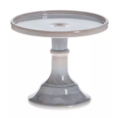 Mosser Glass USA Vintage Cake Stand Marble 6 Inch • $42.95