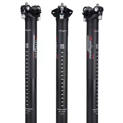 MTB Road Bike Seat Post Carbon Fiber 350/400mm Lightly Mountain Bicycle Seatpost • $52.19