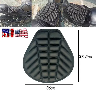 Motorcycle 3D Seat Pad Comfort Cushion Universal Pillow Cover Pressure Relief US • $20.69
