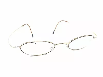 Silhouette M6500 Titanium Gold Oval Eyeglasses Frames 45-21 145 Austria Designer • $99.99