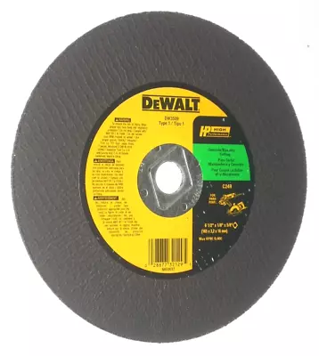 Dewalt DW3509 Concrete Masonry Cut Off Wheel 6 1/2 X 1/8 X 5/8 Grinder & Saw 2pk • $9.99