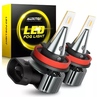 H11 H8 LED Headlight Globes Light Bulbs White Amber Replace Halogen Canbus Free • $38.24