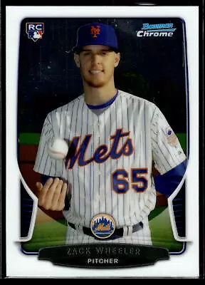 2013 Bowman Chrome Zack Wheeler #49 New York Mets • $4.99