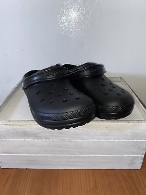 Crocs Classic Lined Clog Black • $30