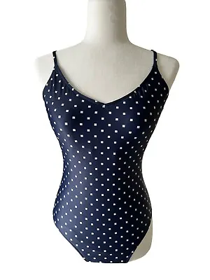 NEW Summersalt One Piece Swimsuit Deep Sea And White: Womens Size 6 • $30