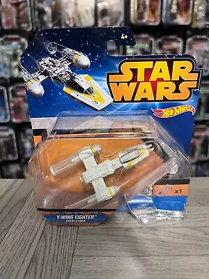 Star Wars - Hot Wheels - Y-Wing Fighter (Gold Leader) • £10