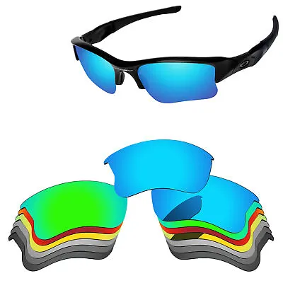 Papaviva Polarized Replacement Lenses For-Oakley Flak Jacket XLJ Multi-Options • $15.95