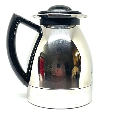 Krups Aroma Control 10-Cup Stainless Steel Thermal Coffee Pot Pitcher With Lid • $29.99