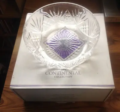 Edinburgh Crystal Continental Collection  Boxed Bowl 23cm. Free UK Postage • £40