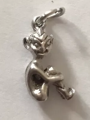 £6 • Buy Vintage Sterling Silver Bracelet Charm Cornish Pixie 1.31g