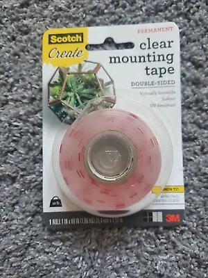 £7.82 • Buy Scotch Create Clear Mounting Tape, Double Sided