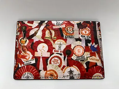 Paul Smith & Manchester United Rosette Man Utd Leather Credit Card Holder Wallet • £79.99