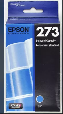 Epson 273 Cyan Ink Cartridge T273220 • $10