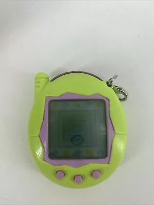 Tamagotchi 2004 Bandai Vintage V3 Green & Purple Tested And Working • $95