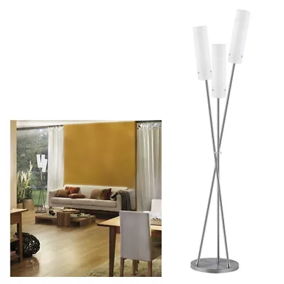 Paulmann Living Livo Floor Lamp Dimmer Max.3x40W E27 Iron Brushed/White 230V • £51.78