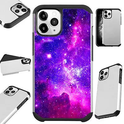 Fusion Case For IPhone 12/Mini/Pro Max Phone Cover PURPLE UNIVERSE • $13.50