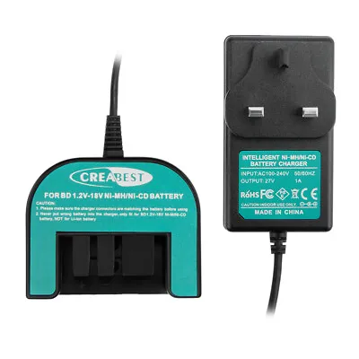 £16.95 • Buy Charger For Black Decker 7.2V-18V A18 A1718 HPB18 A12 A1712 Ni-MH/CD Battery