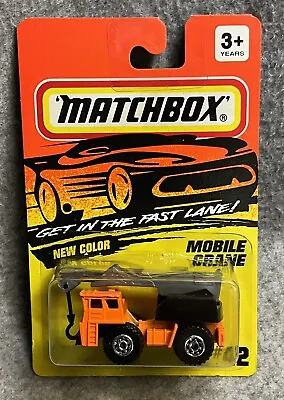 1995 Matchbox Mobile Crane #42 - New Color • $2.25