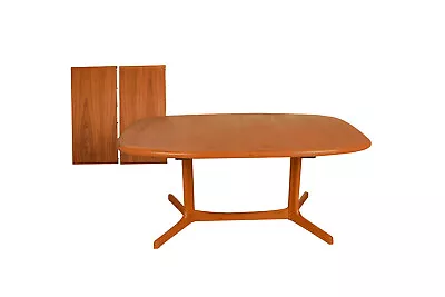 Danish Mid-Century Teak Expandable Dining Table • $3875