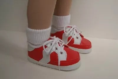 Red Sport-Sporty Tennis Doll Shoes For  22  -23  My Twinn Poseable (Debs*) • $14.19