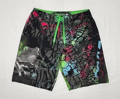 $59.99 • Buy Oakley Frogyle Technology Men's 36 All Over Frog Print Swim Trunks Board Shorts