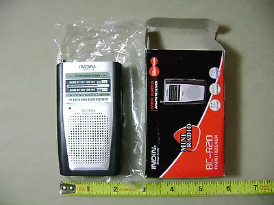 Indin BC-R20 AM/FM Receiver Mini Radio (NEW But Won’t Turn Off)  • $9