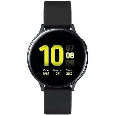 Samsung Galaxy Watch Active 2 44mm Black Case With Black Silicone Band... • $50