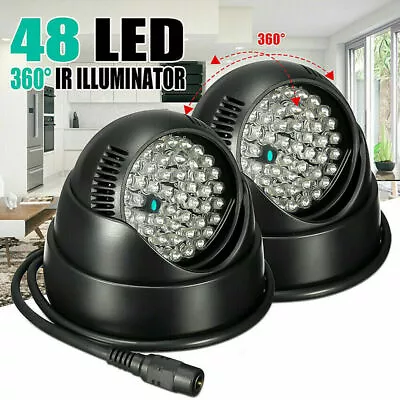 £5.89 • Buy IR Infrared Light 48 LEDs Night Vision Illumination Light Lamp CCTV Camera + PSU