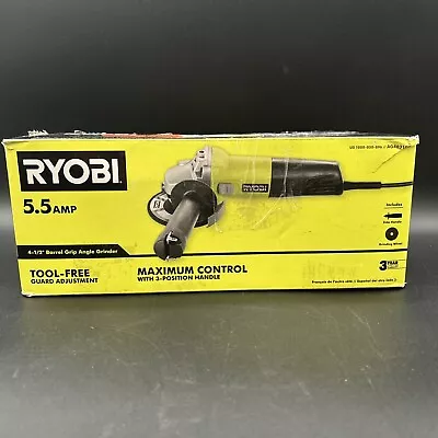 Ryobi AG4031G 5.5A Corded 4-1/2 Inch Angle Grinder • $39.99