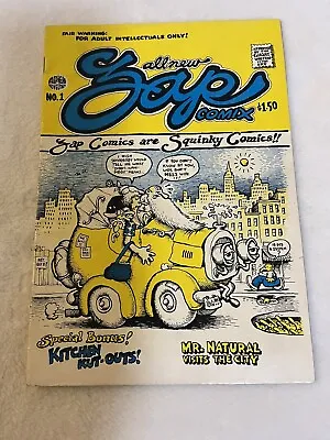 RARE COMIC BOOK Zap Comix Issue NO.1- 7th Edition- Good Condition • $75