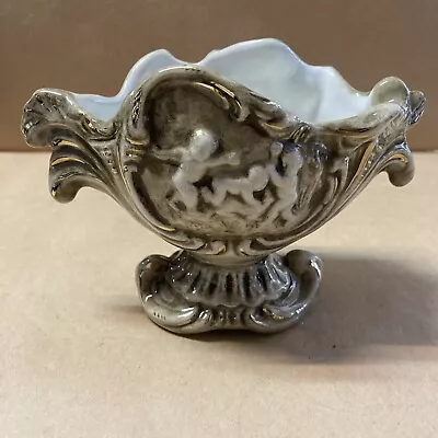 Vintage R Capodimonte Italy  Vase Planter  Italian Pottery  F173r • $30