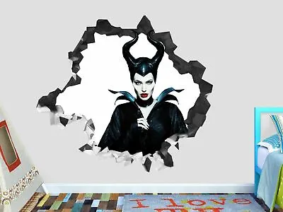 £72.53 • Buy Maleficent Villain Wall Decals Stickers Mural Home Decor For Bedroom Art GS112