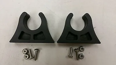  Kayak Or Canoe Paddle Holder Mount Rubr Clips 2 PACK  Shoreline Marine  SL76670 • $6