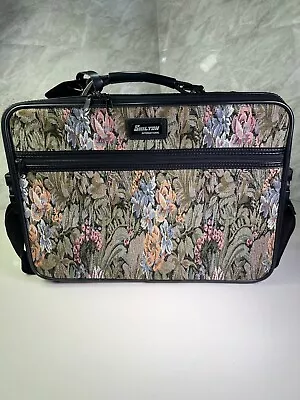 Vintage Shilton International Carpet Bag Tapestry Messenger Overnight  • £34.99