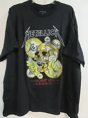 Metallica Official Merch 2023 Shortest Straw Band Music T-shirt 2xl / Xxl • $16.99