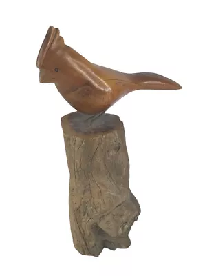 $29.99 • Buy Vintage Carved Wood Bird Figure