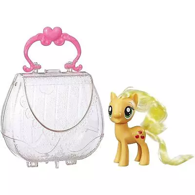 My Little Pony Friendship Is Magic 3 -inch APPLEJACK Figure With On-the-Go Purse • £12.99