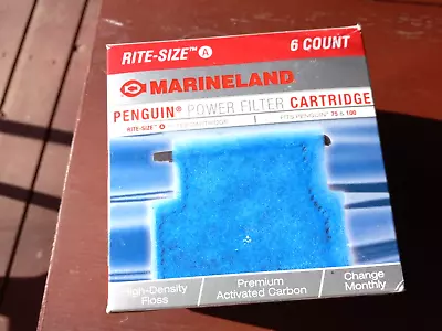 Marineland Penguin Power Filter Replacement Car Rite-Size A (6 Count) • $19