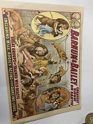 $24.99 • Buy Ringling Bros Barnum And Bailey Vintage Circus Poster