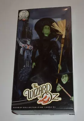 Barbie Collector Pink Label 75th Anniversary Wizard Of Oz Wicked Witch NIB. • $149.99