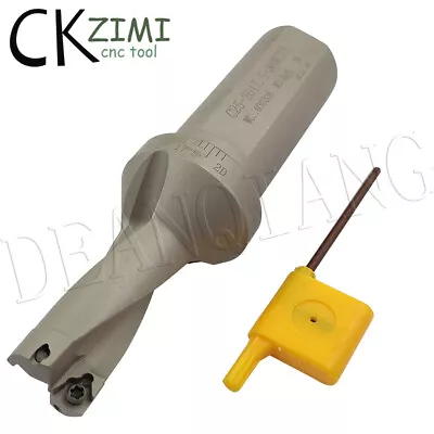 U Drill C25-2D 17.5mm CNC Indexable U Drill BitFor WCMT WCMX03 Inserts #UD-17.5 • $27.94